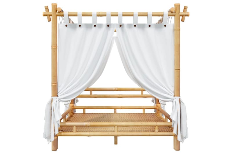 beBasic himmelseng 160x200 cm bambus - Brun - Møbler - Senge - Sengeramme & sengestel
