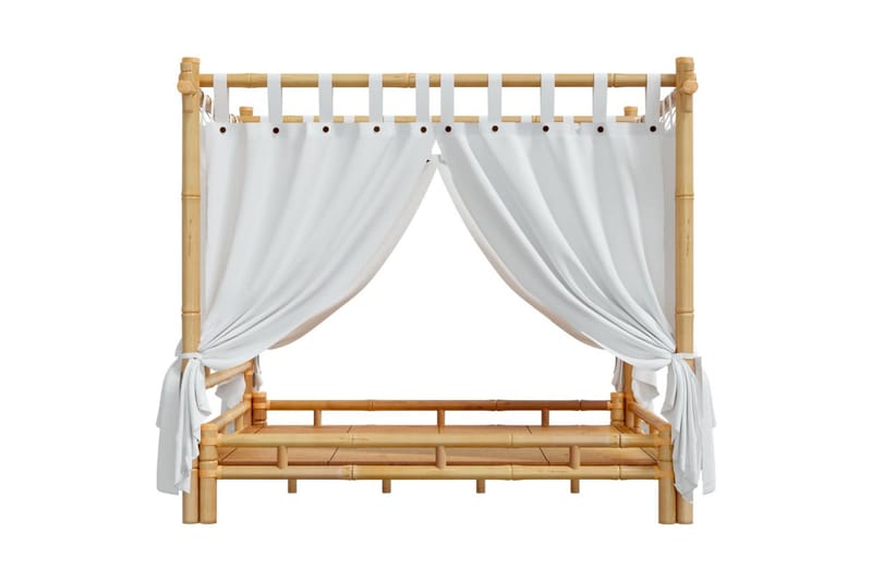 beBasic himmelseng 160x200 cm bambus - Brun - Møbler - Senge - Sengeramme & sengestel