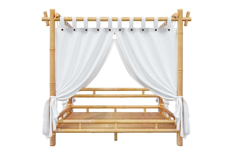 beBasic himmelseng 180x200 cm bambus - Brun - Møbler - Senge - Sengeramme & sengestel