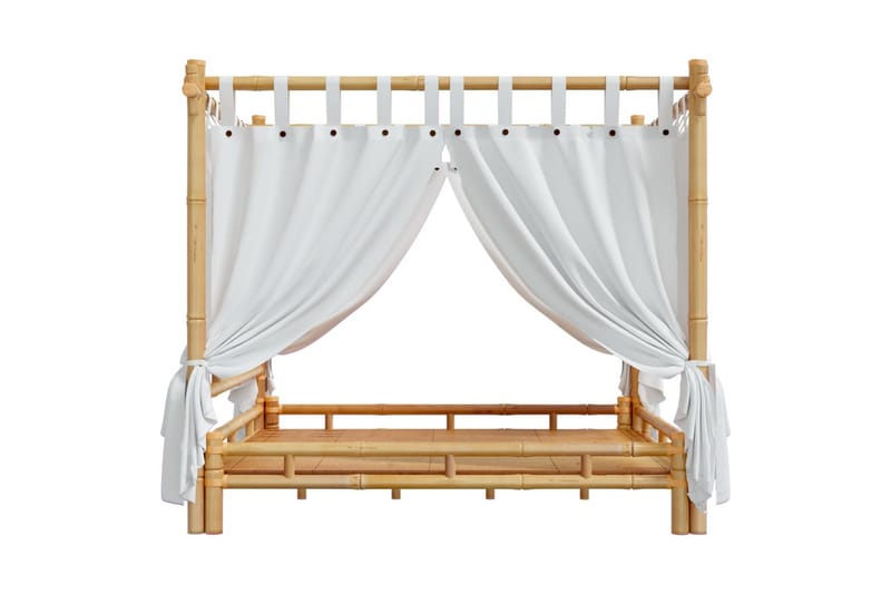 beBasic himmelseng 180x200 cm bambus - Brun - Møbler - Senge - Sengeramme & sengestel