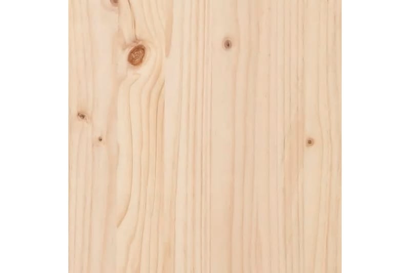 beBasic sengeramme 100x200 cm massivt fyrretræ - Brun - Sengeramme & sengestel