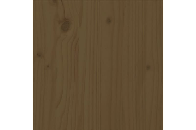 beBasic sengeramme 100x200 cm massivt fyrretræ gyldenbrun - Brun - Møbler - Senge - Sengeramme & sengestel