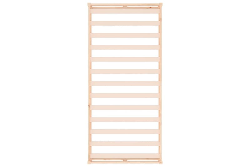 beBasic sengeramme 100x200 cm massivt træ - Brun - Møbler - Senge - Sengeramme & sengestel