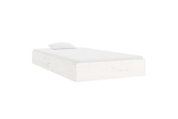 beBasic sengeramme 100x200 cm massivt træ hvid - Hvid - Møbler - Senge - Sengeramme & sengestel