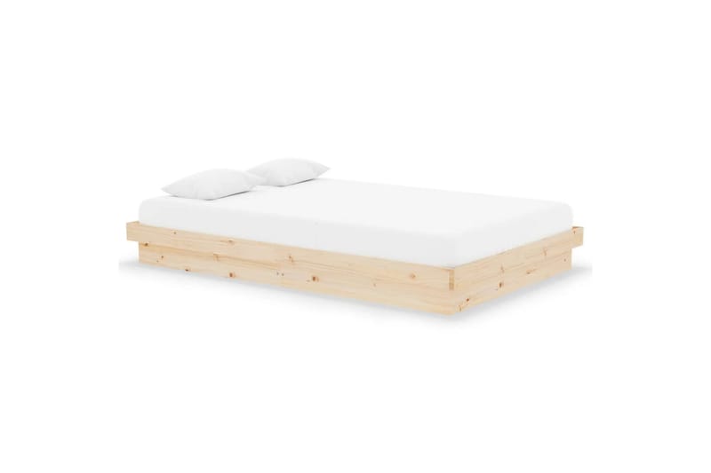 beBasic sengeramme 120x190 cm 4FT Small Double massivt træ - Brun - Møbler - Senge - Sengeramme & sengestel