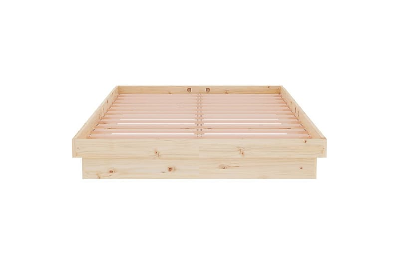 beBasic sengeramme 120x190 cm 4FT Small Double massivt træ - Brun - Møbler - Senge - Sengeramme & sengestel
