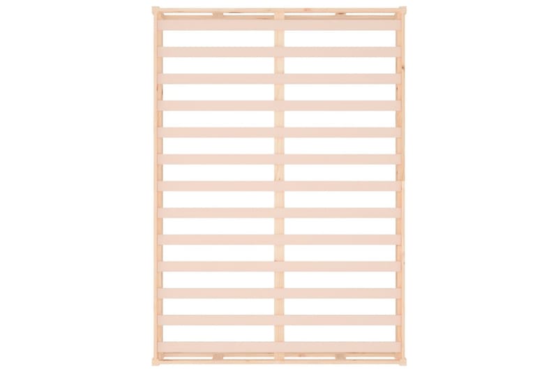beBasic sengeramme 120x200 cm massivt træ - Brun - Møbler - Senge - Sengeramme & sengestel