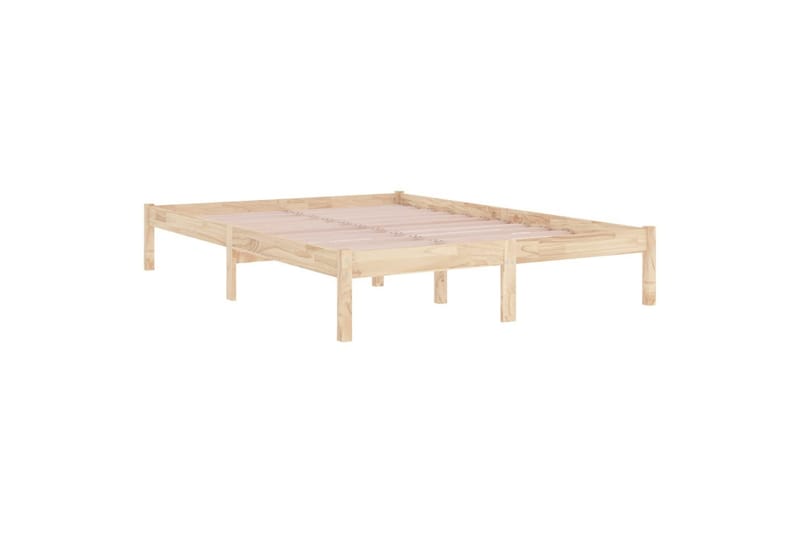 beBasic sengeramme 120x200 cm massivt træ - Brun - Sengeramme & sengestel