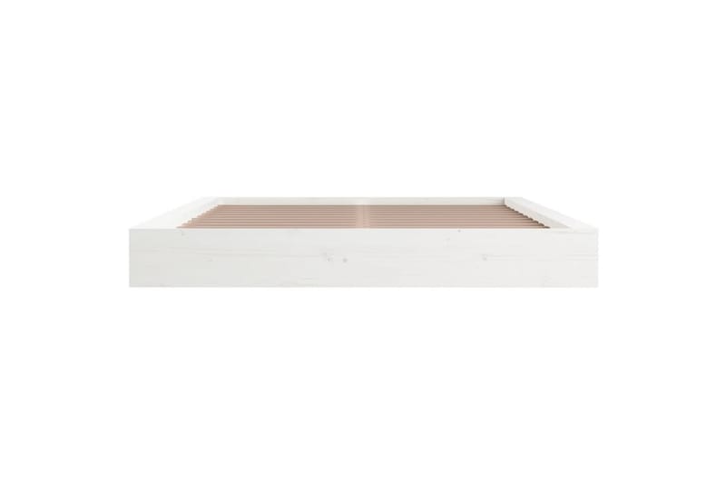 beBasic sengeramme 120x200 cm massivt træ hvid - Hvid - Møbler - Senge - Sengeramme & sengestel