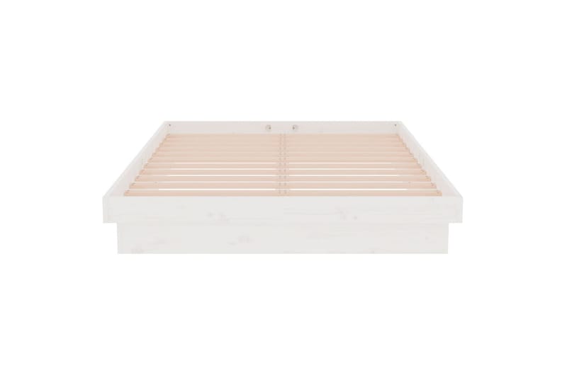 beBasic sengeramme 120x200 cm massivt træ hvid - Hvid - Møbler - Senge - Sengeramme & sengestel