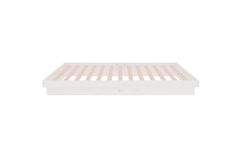 beBasic sengeramme 120x200 cm massivt træ hvid - Hvid - Møbler - Senge - Sengeramme & sengestel