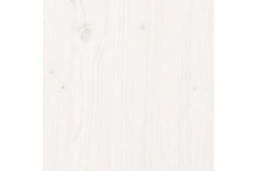 beBasic sengeramme 135x190 cm dobbelt massivt træ hvid - Hvid - Møbler - Senge - Sengeramme & sengestel