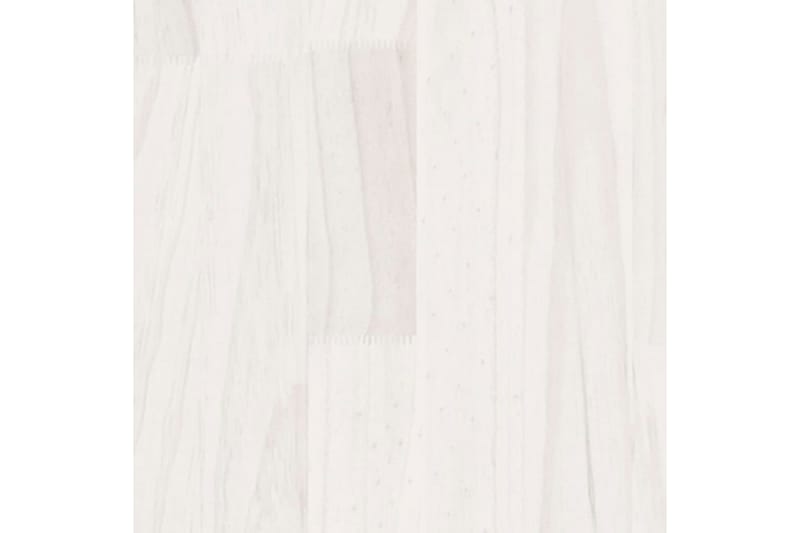 beBasic sengeramme 135x190 cm dobbelt massivt træ hvid - Hvid - Sengeramme & sengestel