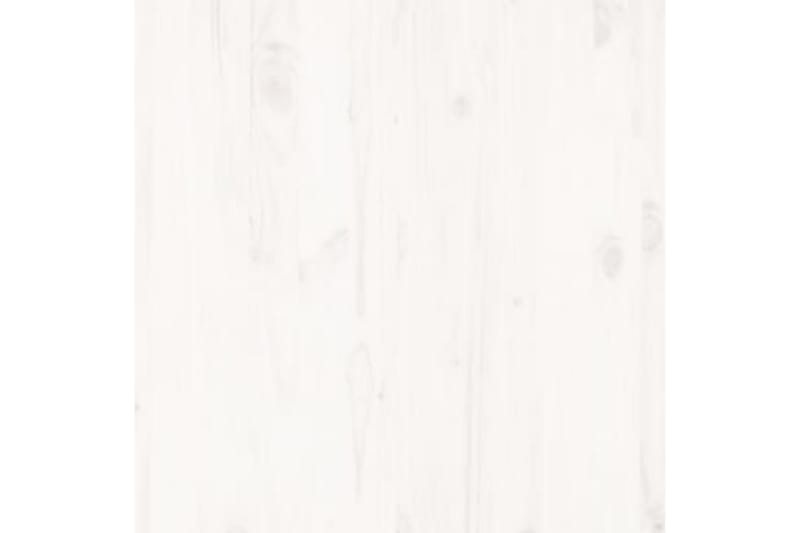 beBasic sengeramme 135x190 cm dobbelt massivt træ hvid - Hvid - Sengeramme & sengestel
