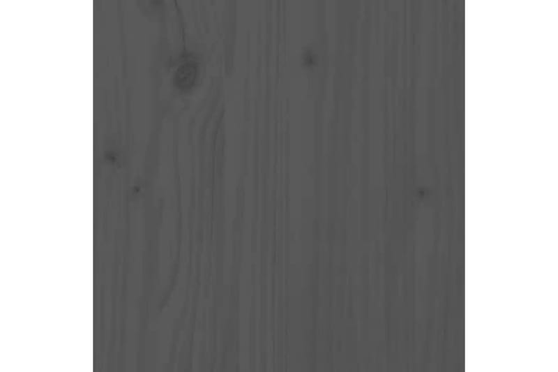 beBasic sengeramme 140x190 cm massivt fyrretræ grå - GrÃ¥ - Sengeramme & sengestel