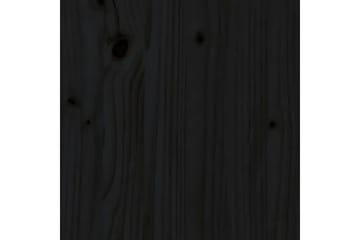 beBasic sengeramme 140x190 cm massivt fyrretræ sort - Sort - Møbler - Senge - Sengeramme & sengestel