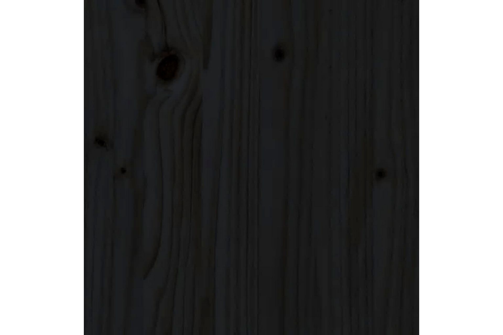 beBasic sengeramme 140x190 cm massivt fyrretræ sort - Sort - Møbler - Senge - Sengeramme & sengestel