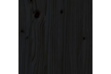 beBasic sengeramme 140x190 cm massivt fyrretræ sort - Sort - Møbler - Senge - Sengeramme & sengestel