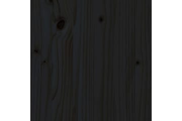 beBasic sengeramme 140x190 cm massivt fyrretræ sort - Sort - Møbler - Senge - Sengeramme & sengestel