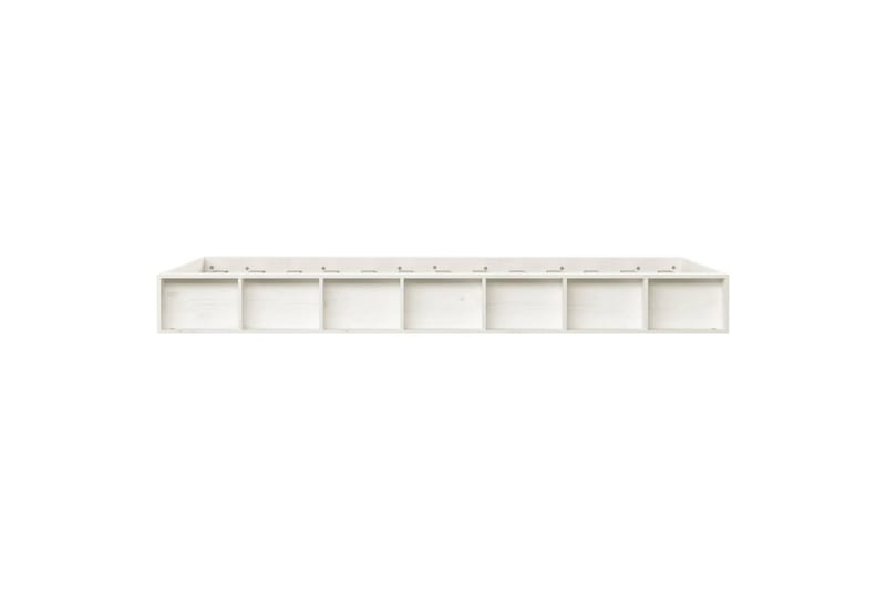 beBasic sengeramme 140x190 cm massivt træ hvid - Hvid - Møbler - Senge - Sengeramme & sengestel