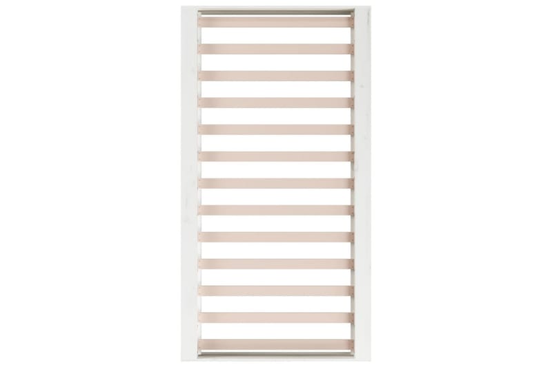 beBasic sengeramme 140x190 cm massivt træ hvid - Hvid - Møbler - Senge - Sengeramme & sengestel