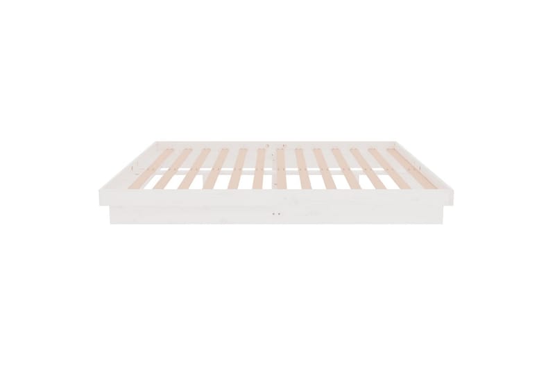beBasic sengeramme 140x190 cm massivt træ hvid - Hvid - Møbler - Senge - Sengeramme & sengestel