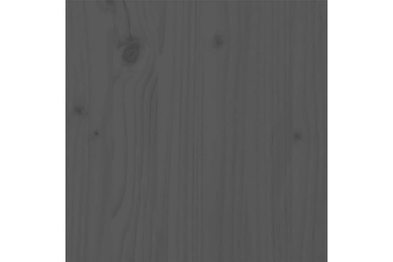 beBasic sengeramme 140x200 cm massivt fyrretræ grå - GrÃ¥ - Sengeramme & sengestel
