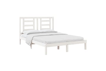 beBasic sengeramme 140x200 cm massivt fyrretræ hvid - Hvid - Møbler - Senge - Sengeramme & sengestel