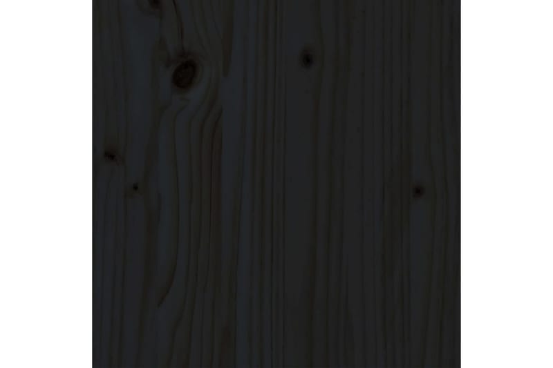 beBasic sengeramme 140x200 cm massivt fyrretræ sort - Sort - Sengeramme & sengestel
