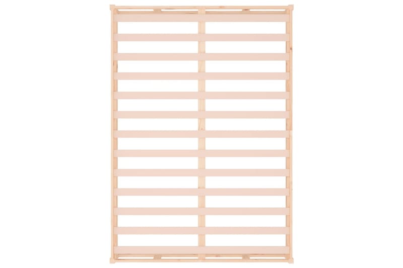 beBasic sengeramme 140x200 cm massivt træ - Brun - Møbler - Senge - Sengeramme & sengestel