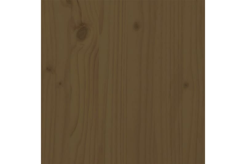 beBasic sengeramme 140x200 cm massivt træ gyldenbrun - Brun - Sengeramme & sengestel