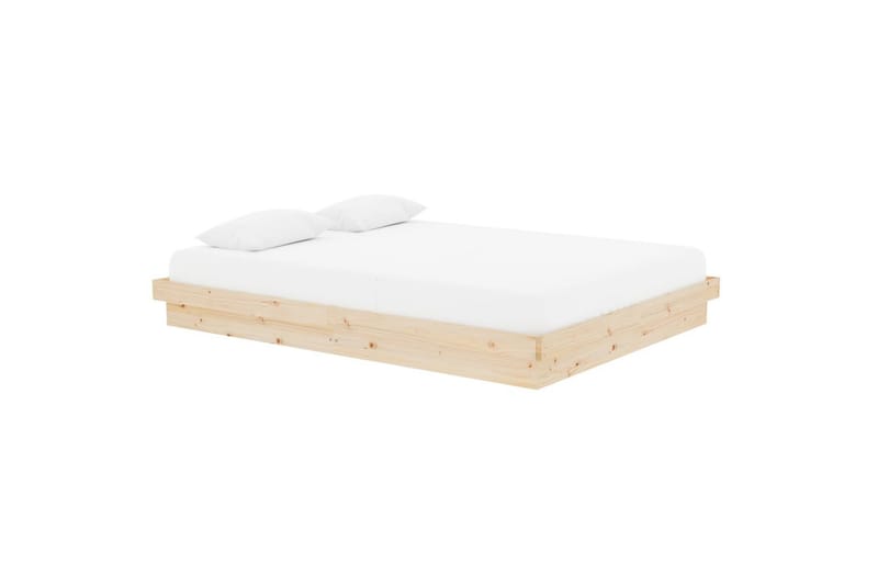 beBasic sengeramme 150x200 cm 5FT King massivt træ - Brun - Sengeramme & sengestel