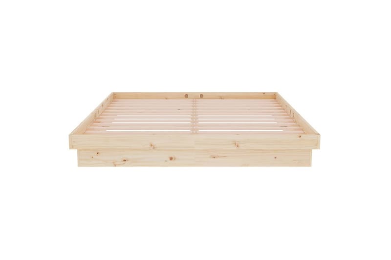 beBasic sengeramme 150x200 cm 5FT King massivt træ - Brun - Møbler - Senge - Sengeramme & sengestel