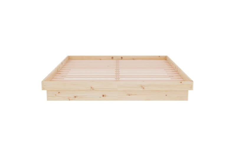 beBasic sengeramme 150x200 cm 5FT King massivt træ - Brun - Sengeramme & sengestel