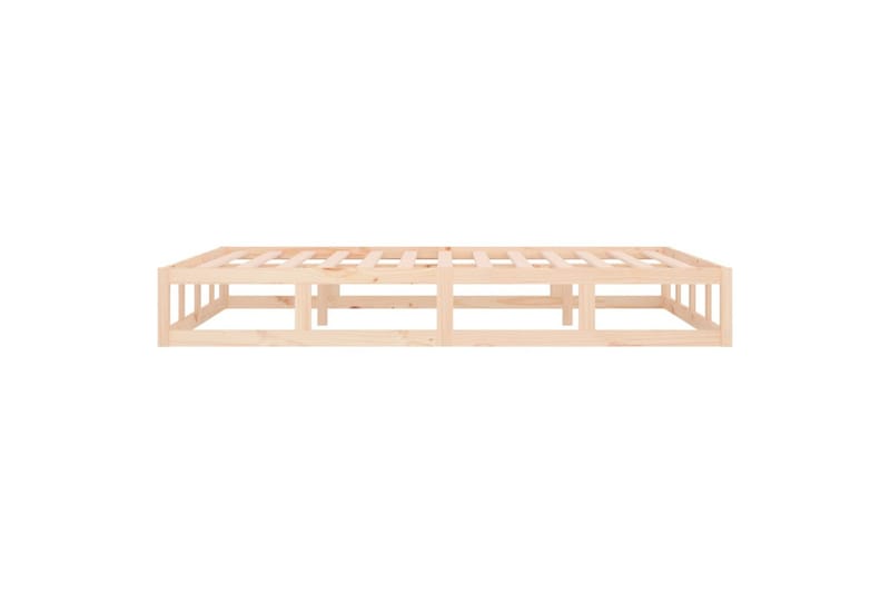 beBasic sengeramme 150x200 cm King Size massivt træ - Brun - Møbler - Senge - Sengeramme & sengestel
