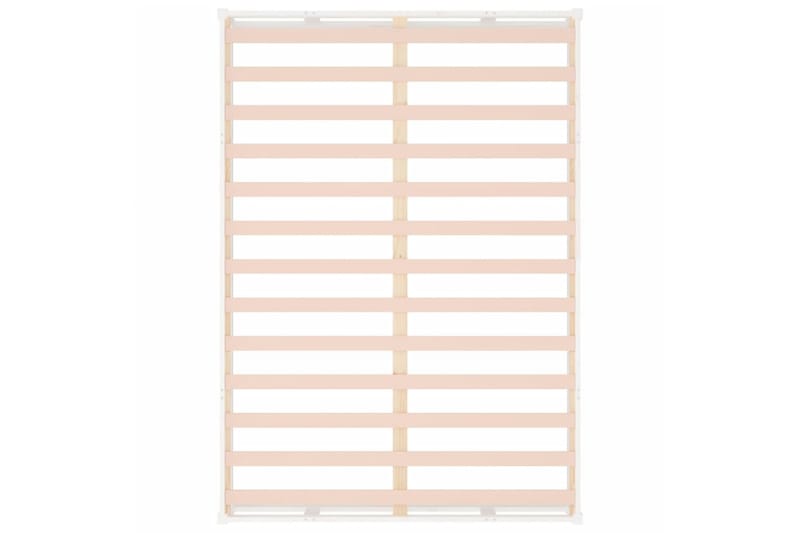 beBasic sengeramme 150x200 cm King Size massivt træ hvid - Hvid - Møbler - Senge - Sengeramme & sengestel