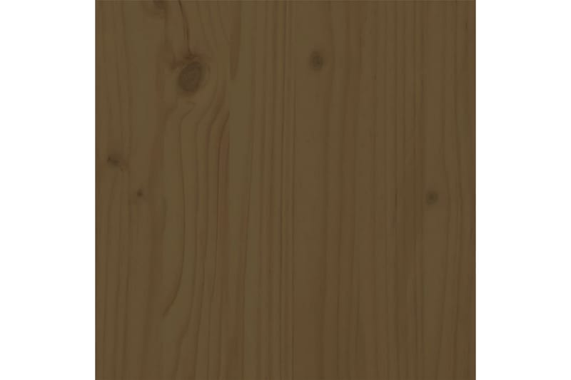 beBasic sengeramme 160x200 cm massivt træ gyldenbrun - Brun - Sengeramme & sengestel