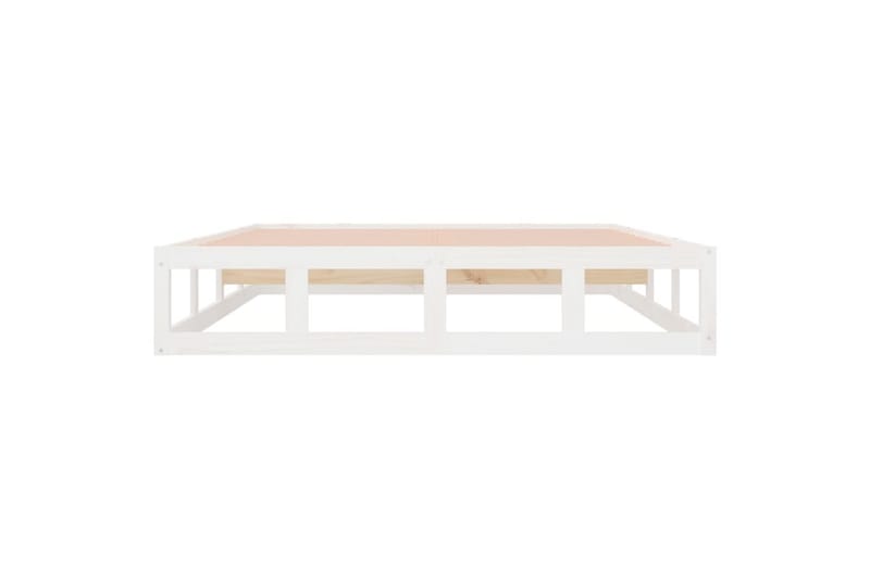 beBasic sengeramme 160x200 cm massivt træ hvid - Hvid - Møbler - Senge - Sengeramme & sengestel
