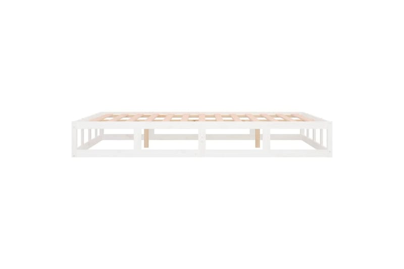 beBasic sengeramme 160x200 cm massivt træ hvid - Hvid - Møbler - Senge - Sengeramme & sengestel