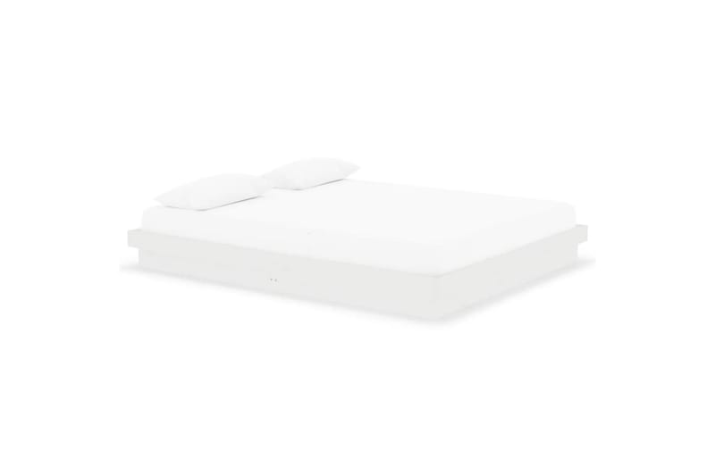 beBasic sengeramme 160x200 cm massivt træ hvid - Hvid - Møbler - Senge - Sengeramme & sengestel