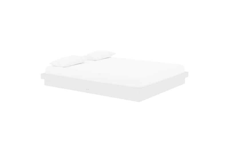beBasic sengeramme 160x200 cm massivt træ hvid - Hvid - Møbler - Senge - Sengeramme & sengestel