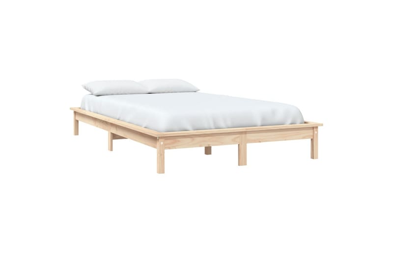 beBasic sengeramme 180x200 cm 6FT Super King massivt fyrretræ - Brun - Sengeramme & sengestel