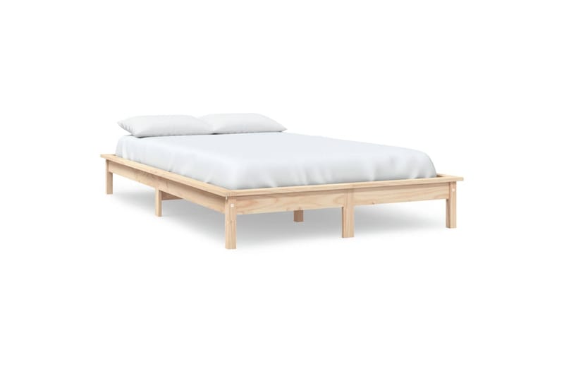 beBasic sengeramme 180x200 cm 6FT Super King massivt fyrretræ - Brun - Møbler - Senge - Sengeramme & sengestel
