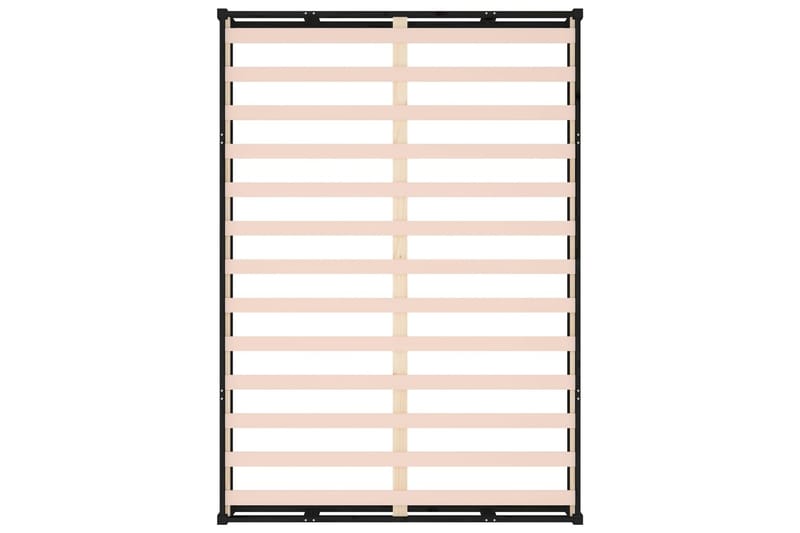 beBasic sengeramme 180x200 cm Super King massivt træ sort - Sort - Møbler - Senge - Sengeramme & sengestel