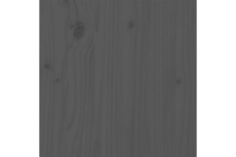 beBasic sengeramme 200x200 cm massivt fyrretræ grå - GrÃ¥ - Sengeramme & sengestel