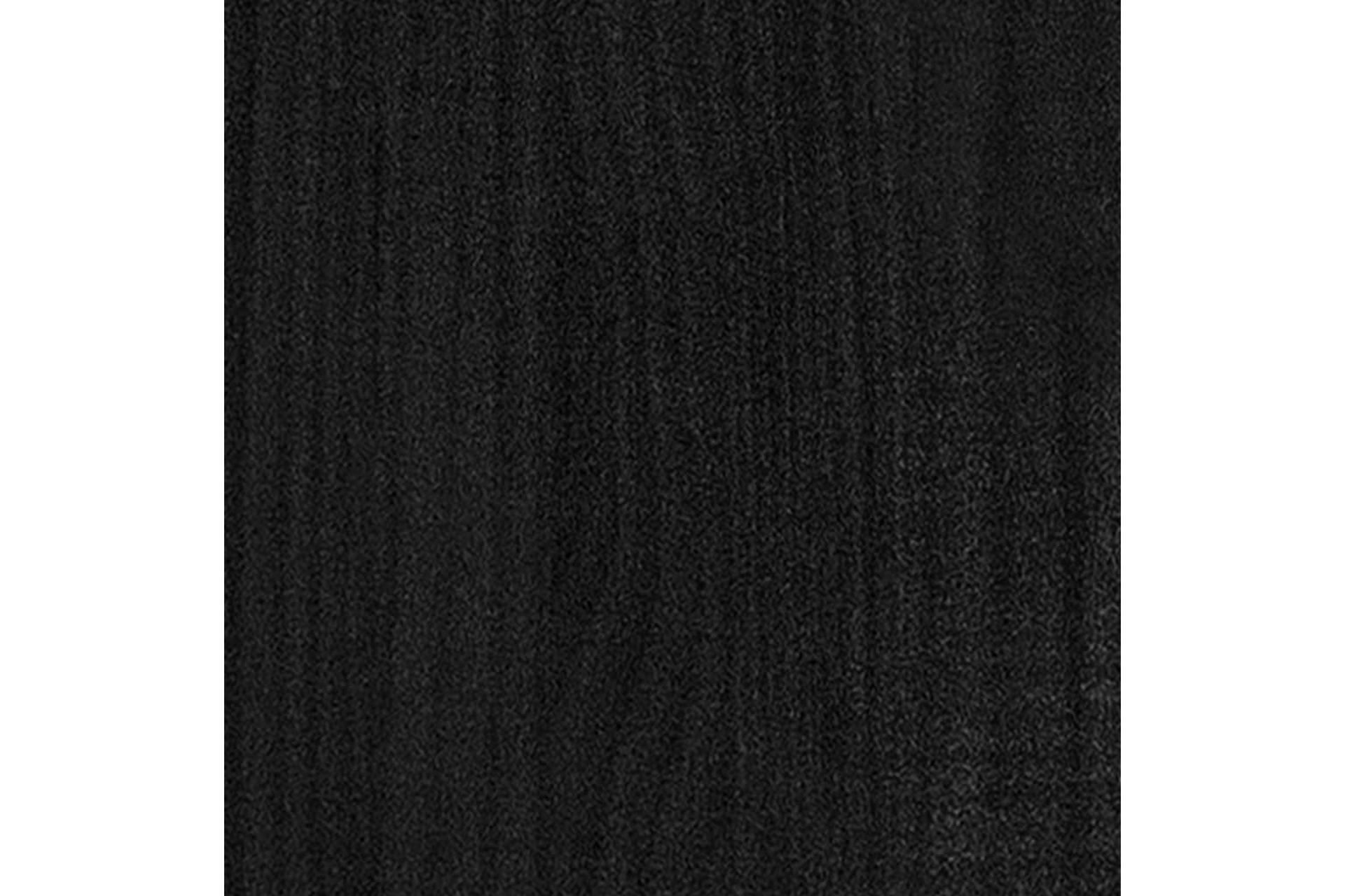 beBasic sengeramme 200x200 cm massivt fyrretræ sort - Sort - Møbler - Senge - Sengeramme & sengestel