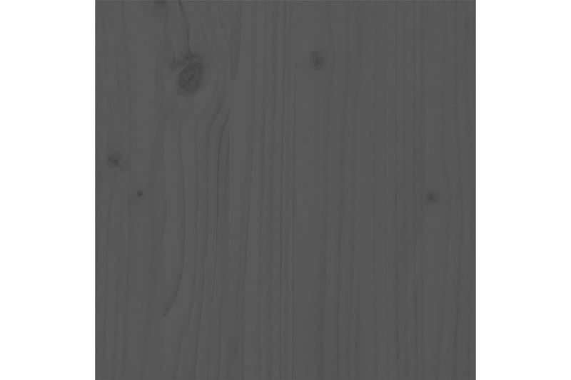 beBasic sengeramme 200x200 cm massivt træ grå - GrÃ¥ - Sengeramme & sengestel