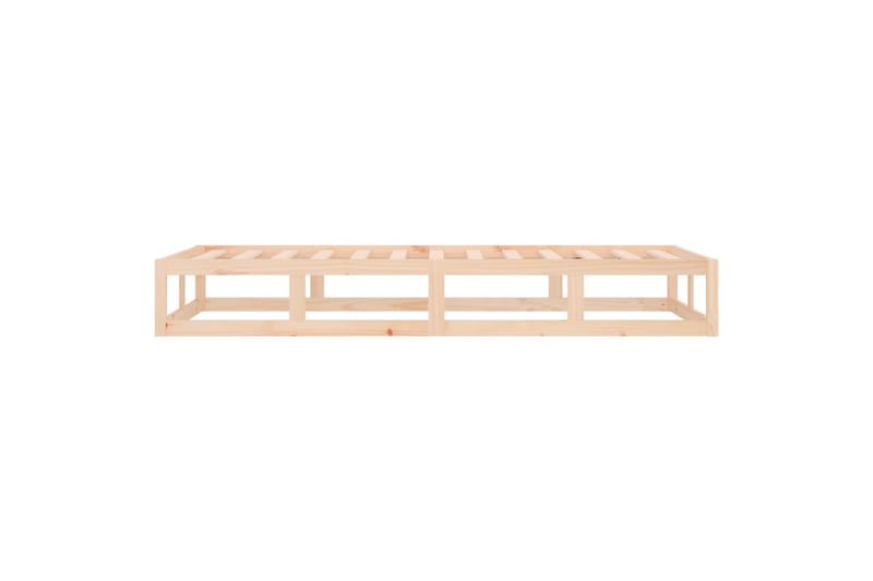 beBasic sengeramme 75x190 cm Small Single massivt træ - Brun - Møbler - Senge - Sengeramme & sengestel