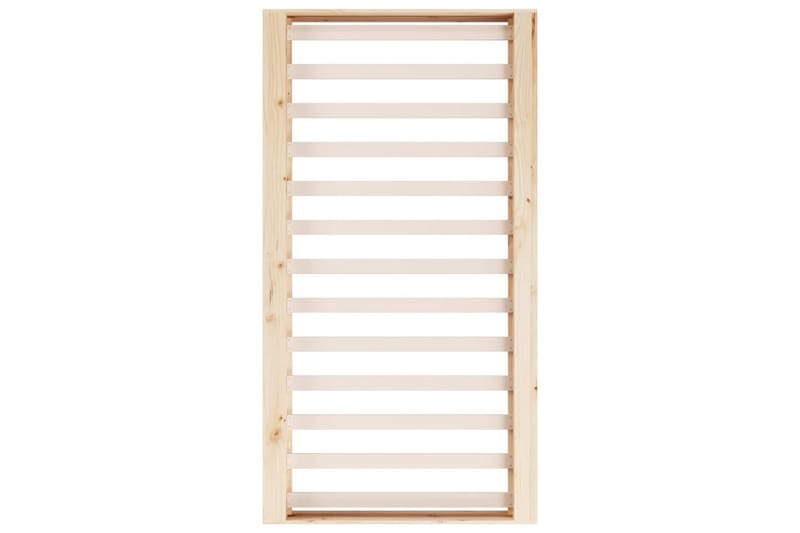 beBasic sengeramme 75x190 cm Small Single massivt træ - Brun - Møbler - Senge - Sengeramme & sengestel