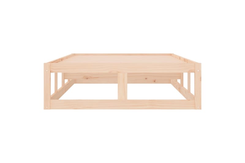 beBasic sengeramme 75x190 cm Small Single massivt træ - Brun - Møbler - Senge - Sengeramme & sengestel